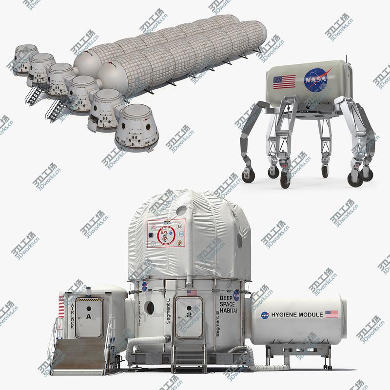 images/goods_img/202105073/Space Colony Structures 3D Models Collection 3D model/1.jpg